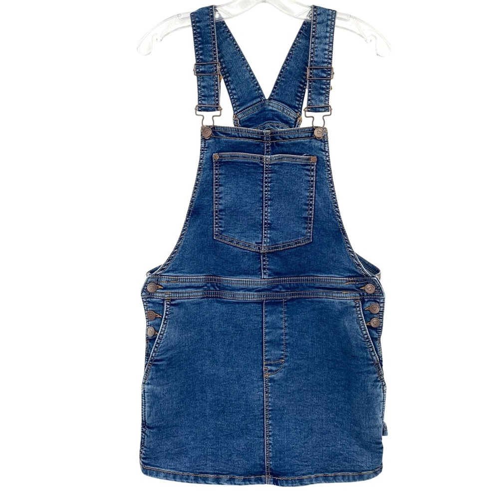 Love Trends Denim Jean Skirt Overall Jumper Size Medium